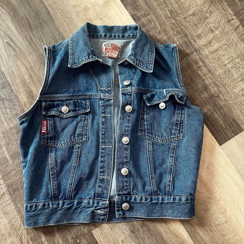 Kiko Denim Vest in Blue